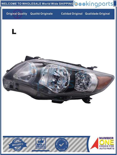 HEA65289(L)-COROLLA 10-12 USA [BLACK]-Headlamp....164696