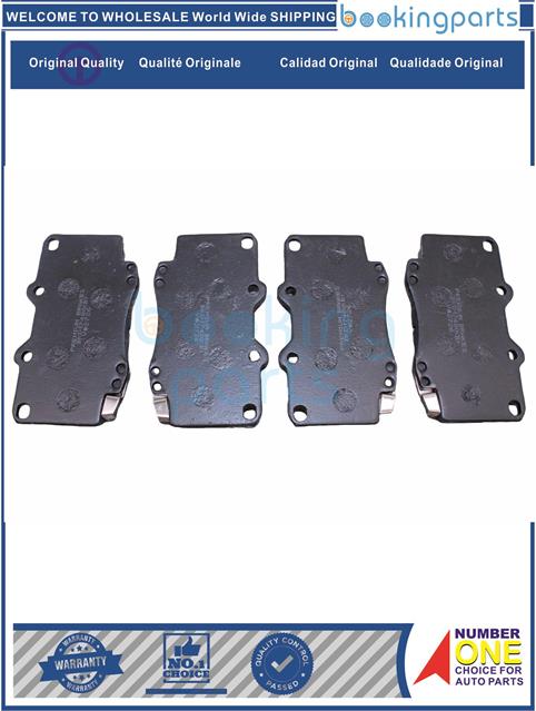 BKD17480(B)-HILUX 04-19, FORTUNER 05-16, TACOMA 94-05-Brake Pad....103937