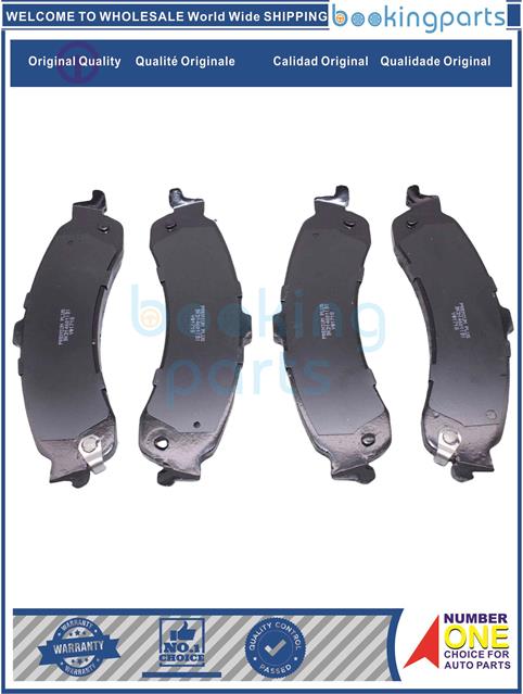 BKD14601(M)-AVALANCHE 01-06,SILVERADO 02-07,TAHOE 04-08-Brake Pad....130337