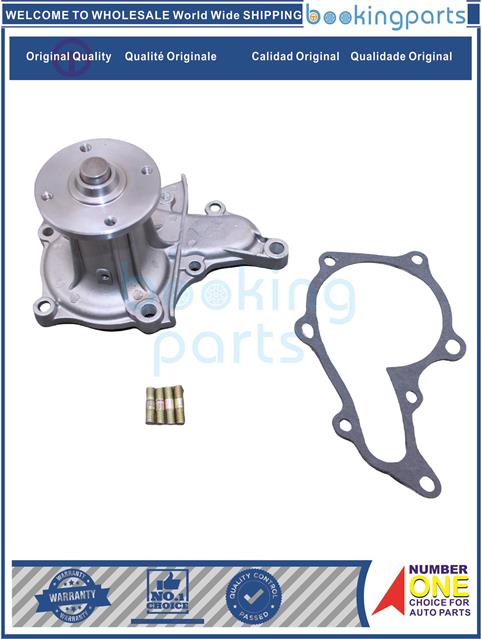 WPP19956-[3A-C,4A,3A,2A]CHAMENTE FOUR DOOR SEDAN [1981-1987],TERCEL 1.5L -Water Pump....105639