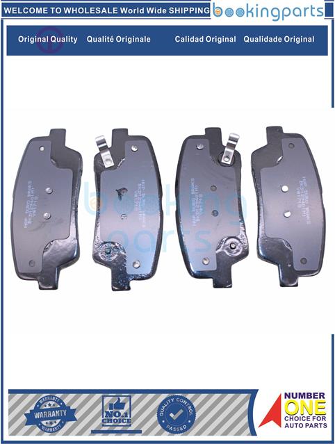 BKD12940(B)-SANTA FE 10-20,SORENTO 09--Brake Pad....122687