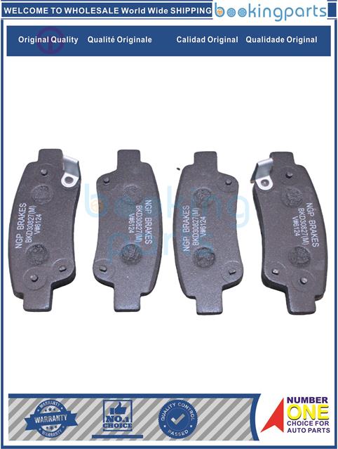 BKD30827(M)-CR-V RE3,RE4 07--Brake Pad....160163