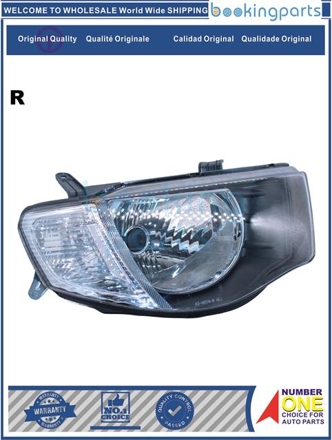 HEA37911(R/WHITE)-L200 05 [TWIN CAB CLEAR]-Headlamp....140393