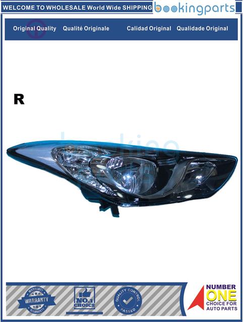 HEA47470(R)-ELANTRA 11- MANUAL-Headlamp....141434