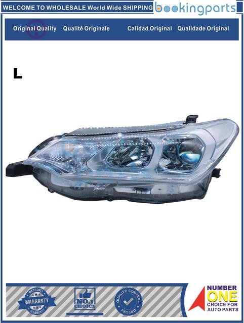 HEA82139(L)-COROLLA AXIO/FIELDER  2015-2017 1NZFE/1NZFXE JAPAN-Headlamp....186288