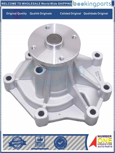 WPP12980-[DIESEL,D4CB,D4BH,D4BF]H1 97-07 2.5L,PORTER II 04- 2.5L,SORENTO 06-2.5L-Water Pump....136771