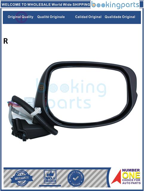 MRR46607(R-LHD)-FIT_JAZZ 08_09  ELECTRIC [CHROME]-Car Mirror....140118