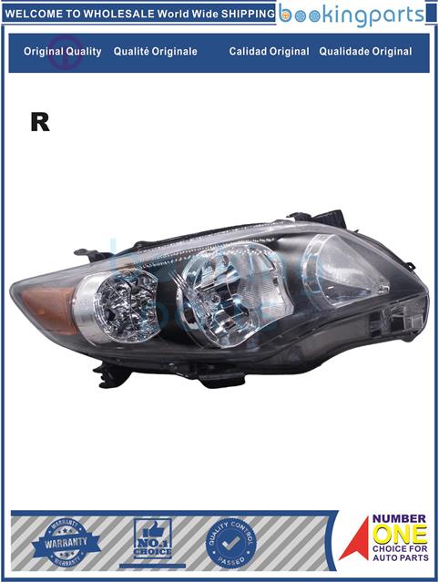 HEA65289(R)-COROLLA 10-12 USA [BLACK]-Headlamp....164697