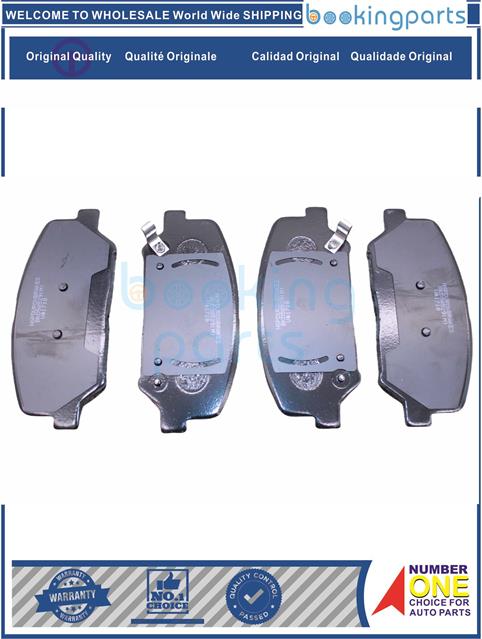 BKD58529(M)-I30 12-14 GD,VELOSTER 15-, K5 15-20,K3 12-18,OPTIMA 12-20, CERATO 13-16-Brake Pad....155959