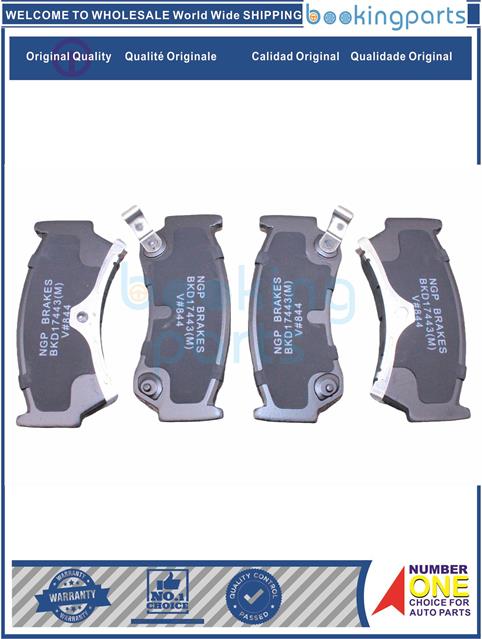 BKD17443(M)-SENTRA B14-Brake Pad....135493