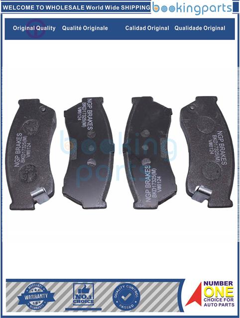 BKD17325(M)-SWIFT GTI 1600CC  3 DOOR HATCHBACK-Brake Pad....135534