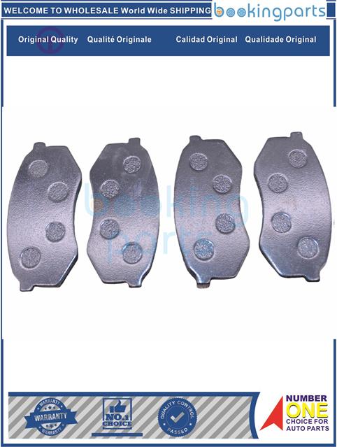 BKD18581(B)-MARKII 88-91 TACOMA'04-06 MARK II HILUX'88-95[22RE 3VZE]-Brake Pad....104587