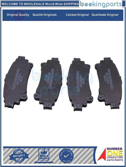 BKD18455(M)-FORTUNER 15-16-, HIGHLANDER 13-19,PRIUS ALPHA  11-18, PRIUS V 12-, SIENNA 10-13, -Brake Pad....194707