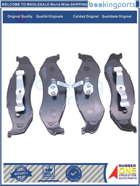 BKD17339(M)-CHEROKEE XJ 84-01, GRAND CHEROKEE 91-98, WRANGLER 90-07, KIA CARNIVAL/SEDONA 98-99-Brake Pad....137747