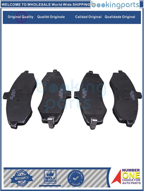 BKD30996(M)-ELANTRA 02-05,SONATA 10-,MATRIX 01-08[TYPE2]-Brake Pad....160224