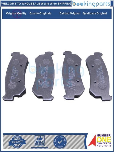 BKD39064(B)-AVEO 02-06,2012 1.4L,LACETTI/OPTRA(J200) 03-10-Brake Pad....118347