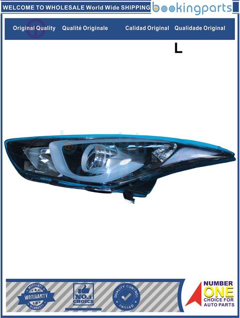 HEA73019(L-CONVEX BALL)-ELANTRA'2014 W/CONVEX BALL-Headlamp....174680