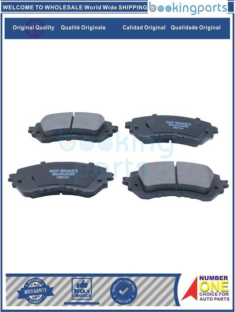 BKD53023(M)-YARIS ,VIOS 2013  NCP150R [NEW]-Brake Pad....148895