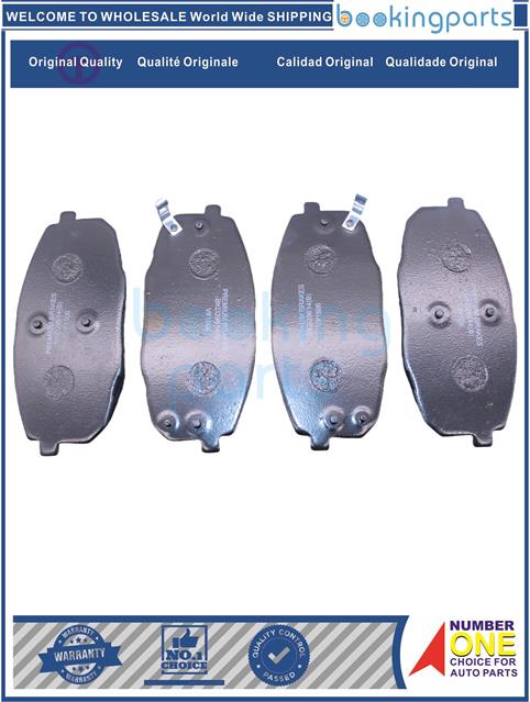 BKD29614(M)-CRETA [G4FG] 2014 - CERATOR 2013 CEED 2006-2014  I30 07- CARENS 02-06-Brake Pad....168414