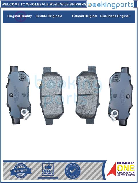 BKD18457(B)-FIT/JAZZ GD1/GD3/GE8,CITY GM 08- SUZUKI ALTO 98-02-Brake Pad....124967