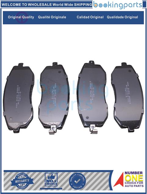 BKD12775(B)-FORESTER 06  SUBARU 9.2X/BAJA/ FORESTER /  IMPREZA / LEGACY 2.5L/OUTBACK-Brake Pad....122675