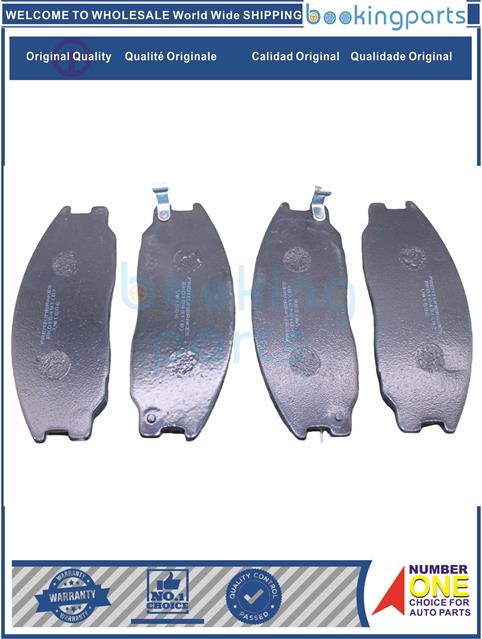 BKD18491(B)-SANTA FE 00-06,TUCSON 03-06,TRAJET 01-,PORTER II 04--Brake Pad....104555