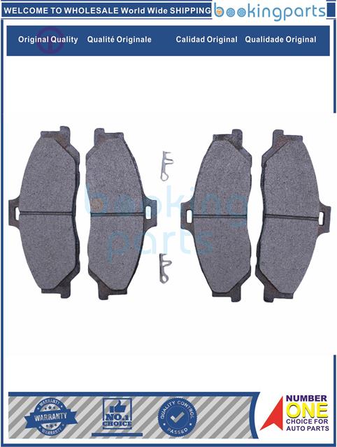 BKD18414(M)-B2500 98- BT50 WLAA 2011-/RANGER 98-02[THAILAND MADE MODEL]-Brake Pad....135507