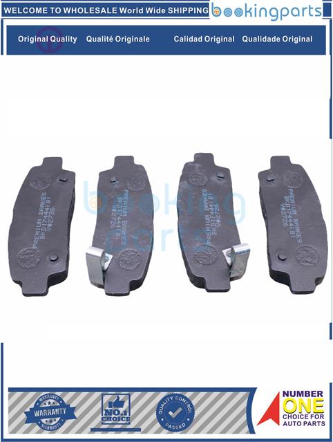 BKD17444(B)-AVALON12-16, CAMRY 01-17-Brake Pad....103894