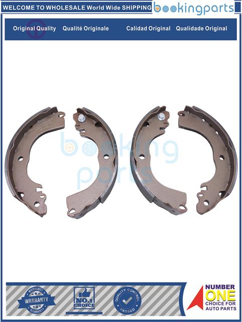 BKS18710-TIIDA [TYPE2], WINGROAD Y12[05-10] MITSUBISHI LANCER CY 07-11-Brake Shoe....104662