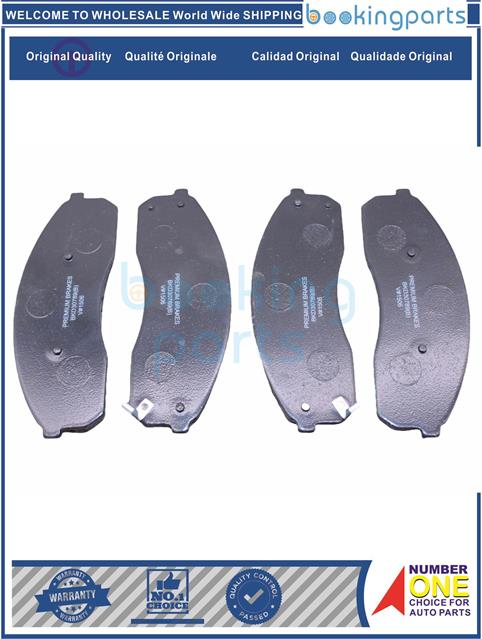 BKD30789(B)-VAN PREGIO 03/ON,K2700 04-12-Brake Pad....112365