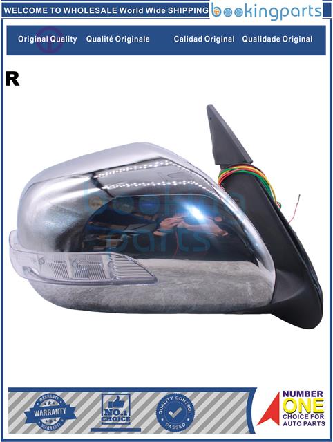 MRR38460(R-LED-RHD)-HIACE 09 ELECTRIC FOLD [LED LAMP] [RHD]-Car Mirror....158525