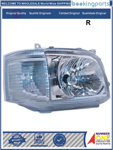 HEA56535(R-RHD-MANUAL)-HIACE 2010 [OEM TYPE] /ONE LAMP W/O BULB MANULE W/O MOTOR] -Headlamp....180836