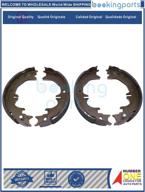 BKS75253(B)-GX460 13-,4RUNNER 02-09,FJ CRUISER 07-,FORTUNER 15-,HILUX 95-02,LAND CRUISER 90-15-Brake Shoe....177159