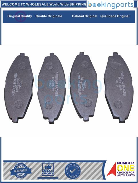 BKD68152(M)-QQ/QQ SWEET 02-,CHEVROLET LANOS/MATIZ/SPARK 98-00,DAEWOO LANOS/MATIZ/NEXIA 98-00-Brake Pad....168141