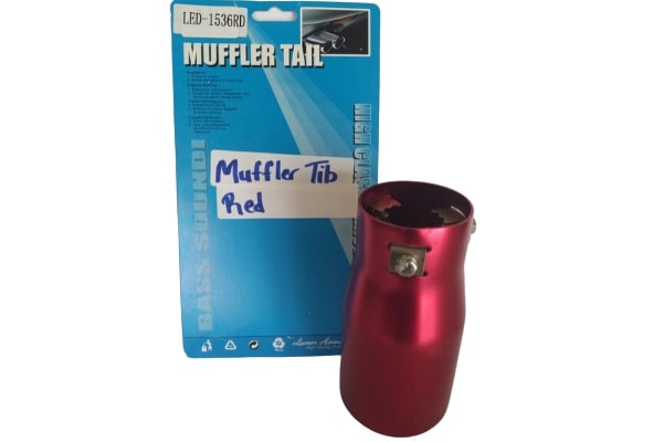 MUF529748 - 2043924 - YZ-1536 MUFFLER TIP RED