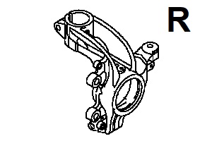 KNU6C885(R)-  12--Steering Knuckle....264860