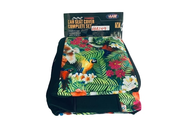 SEC529659 - 2043835 - SEAT COVER HBA249 BLACK FLORAL