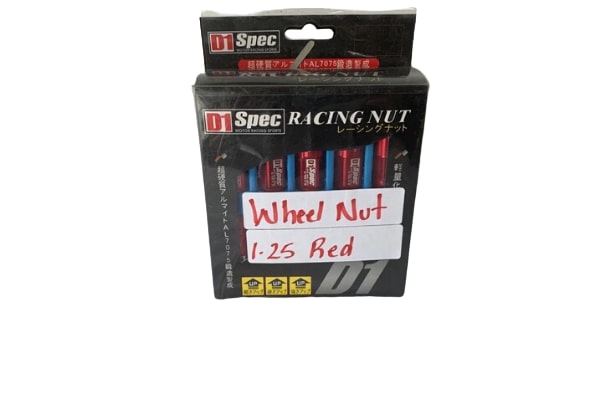 WHH529992 - 2044177 - WHEEL NUT 7076 1.25 RED