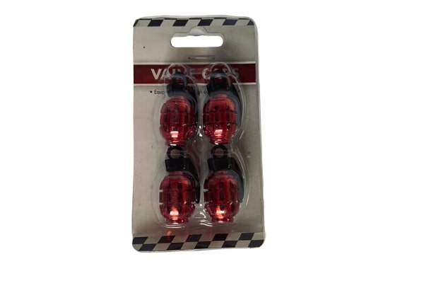 MSC529427 - 2043586 - VALVE CAP GRENADE RED TVA-019R