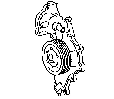 WPP3C061-[F33A-FTV]LANDCRUISER J300 21-Water Pump....260094