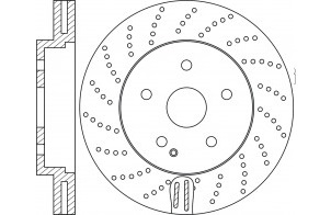 BRO6C215-C200W205 W205 14-21-Brake Rotor....264005