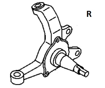 KNU30848(R)
                                - TFR 97-03
                                - Steering Knuckle
                                ....214032