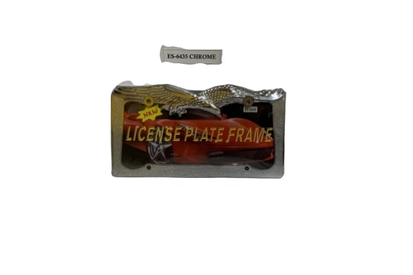 LPF529773 - 2043949 - LICENSE PLATE FRAME ES-6435 ZINC EAGLE  CHROME