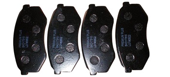 BKD17315(B)-HIACE(6LUGS),RN85/90, SPACECAB, TACOMA 2WD, MARK II 88-91-Brake Pad....103740