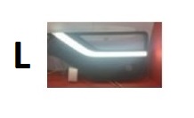 TLC36448(WHITE (L))-AMAROK 21- [FOG LAMP COVER WITH DRL]-Lamp Cover&Housing....217574