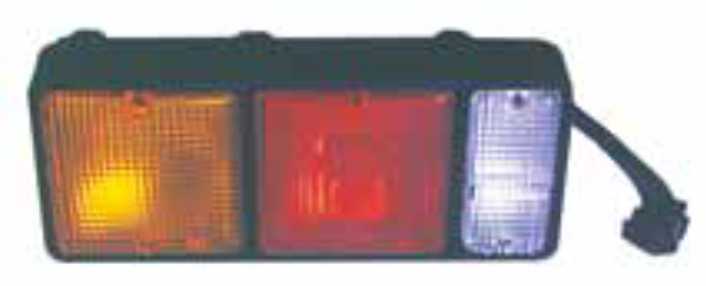 TAL55531(L) - 2004246 - CANTER AMBER RED CLEAR TAIL LAMP