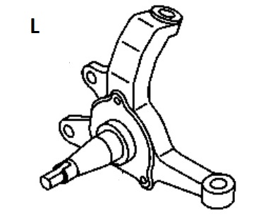 KNU30848(L)
                                - TFR 97-03
                                - Steering Knuckle
                                ....214031
