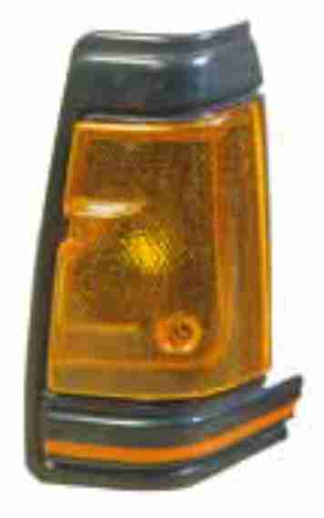 COL501645(L) - 2005173 - 720 P/UP CORNER LAMP BLACK WITH RED STRIPE