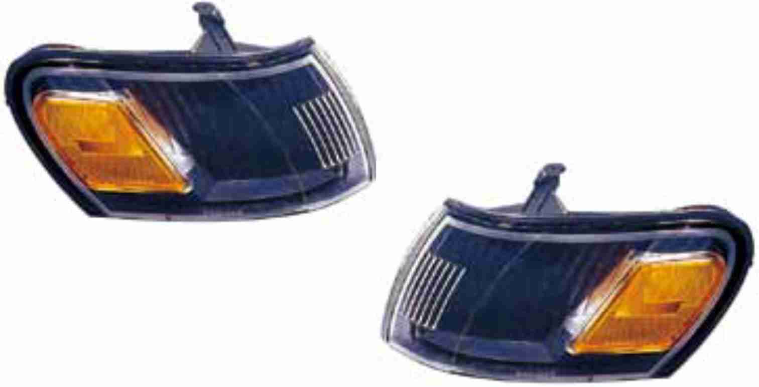 COL500899 - 2004383 - COROLLA AE100 BLACK DOUBLE CORNER LAMP