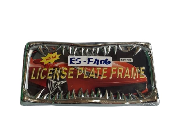 LPF529779 - 2043955 - SHARK TEETH LICENSE PLATE FRAME ES-F406